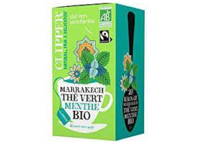 Clipper, Organic Fair Trade Mint Green Tea Marrakech