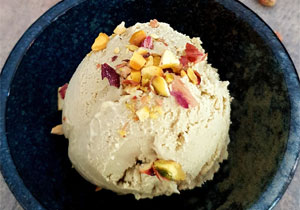 Artiserie, Plant Based Gelato ‘Pistachio Blossom’ (sweetened with Jaggery)