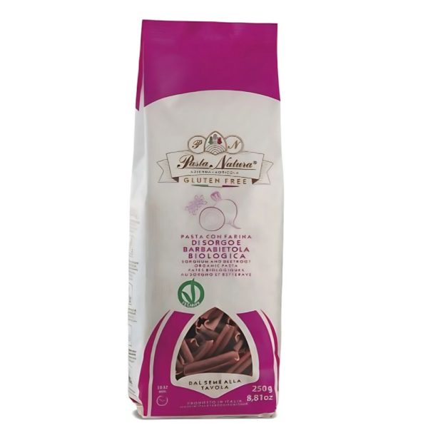 PASTA NATURA ORGANIC GLUTEN FREE SORGHUM AND BEETROOT PASTA